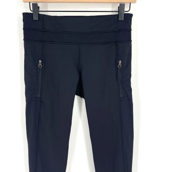 Lululemon Inspire Tight II Mesh Black Size 6 - Picture 3 of 11